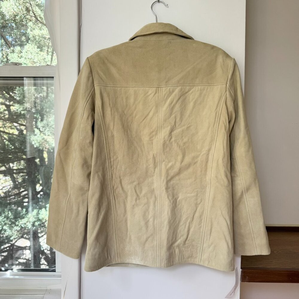 NWT Reformation Veda Lincoln Suede Jacket Tan Small - Picture 16 of 16